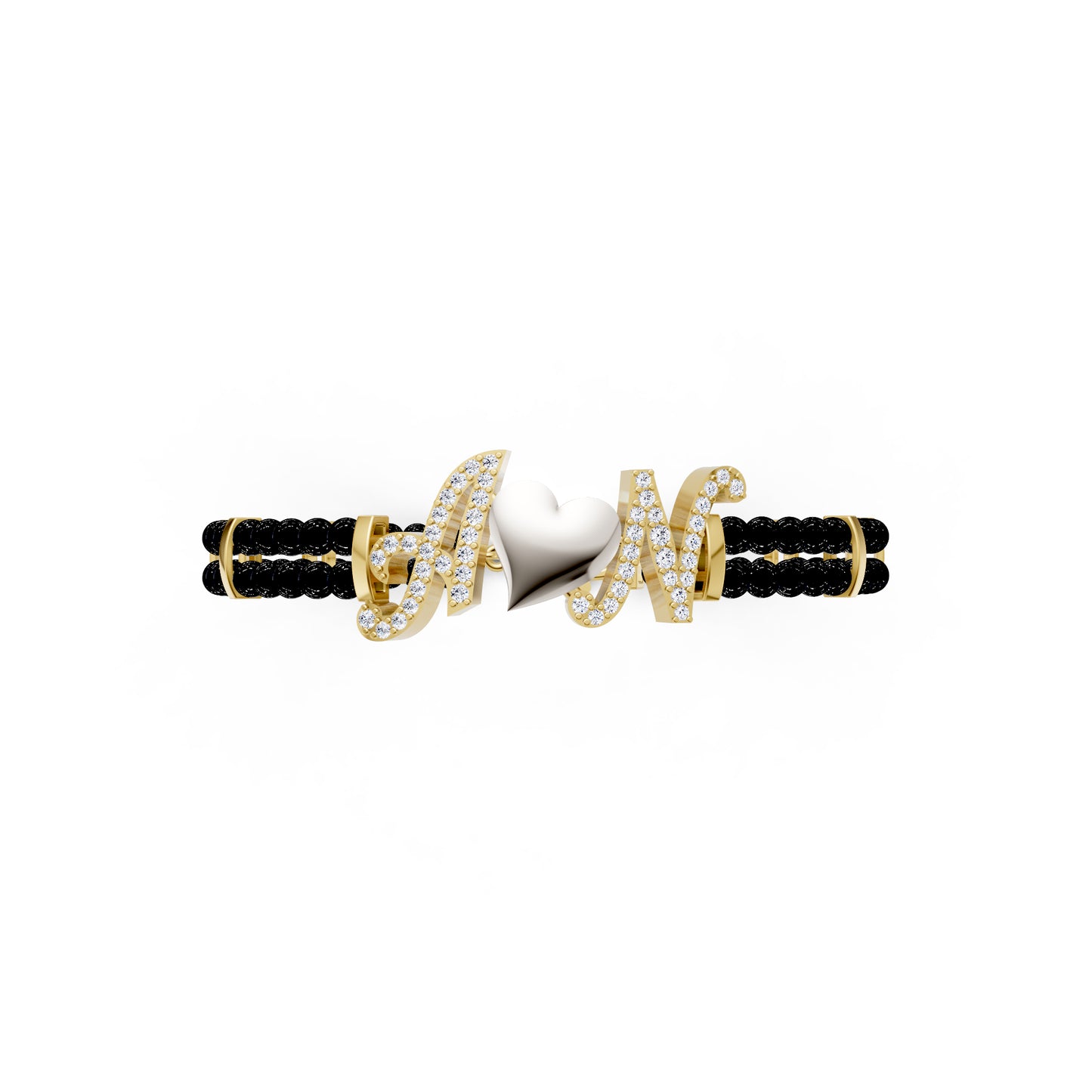 The A&N Black Beads Bandhan Bracelet
