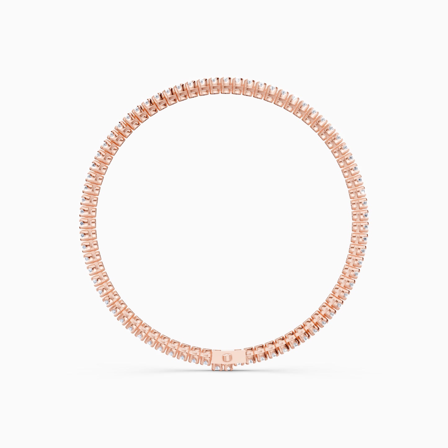 The Flower-Setting Round Eternity Bracelet
