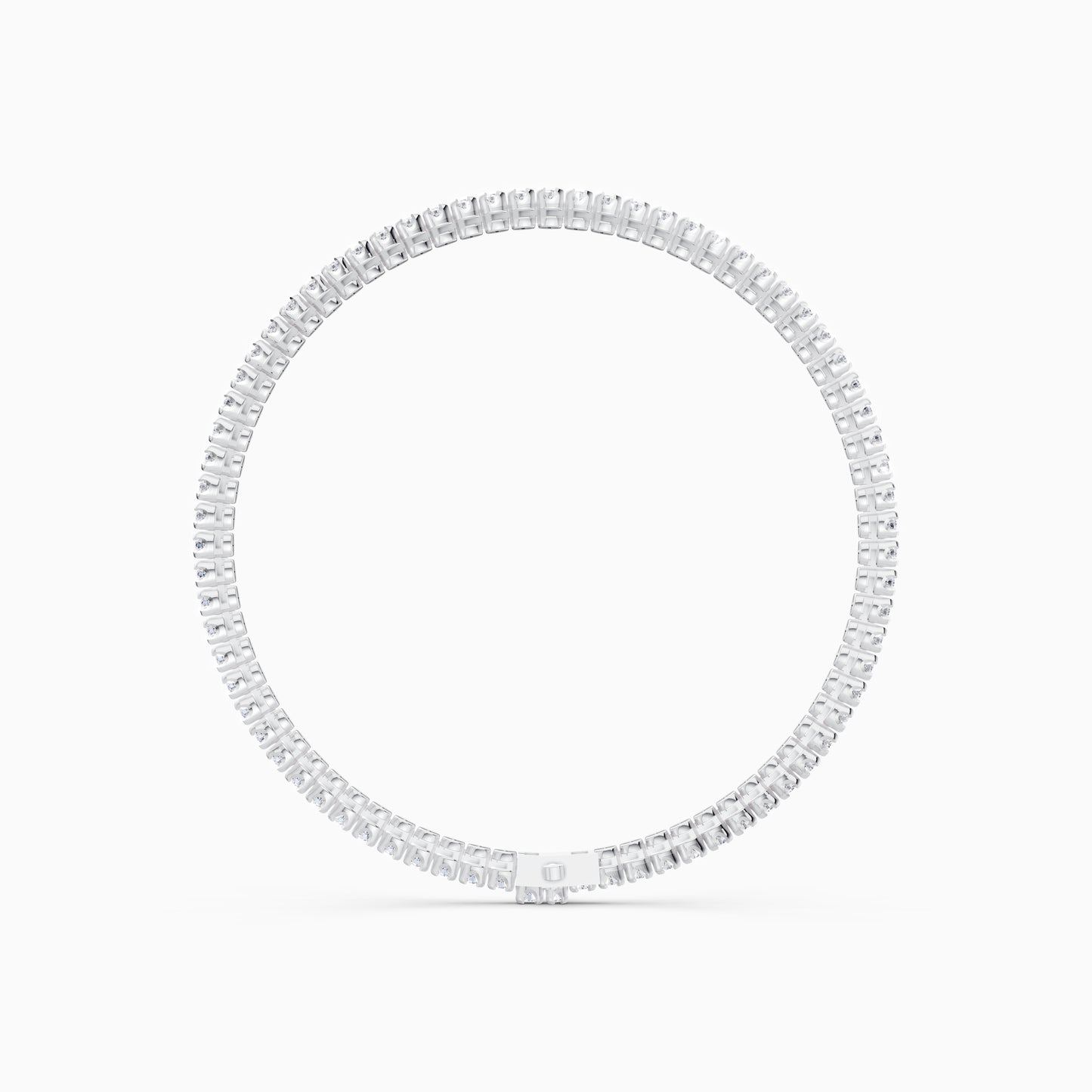 The Flower-Setting Round Eternity Bracelet
