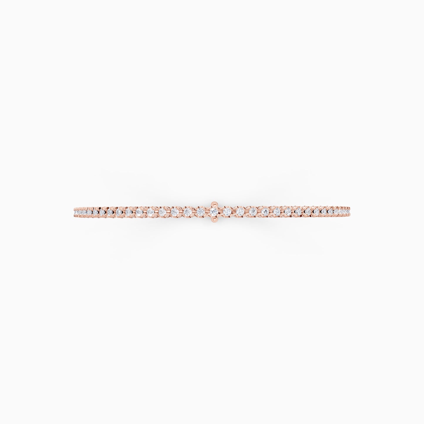 The Flower-Setting Round Eternity Bracelet