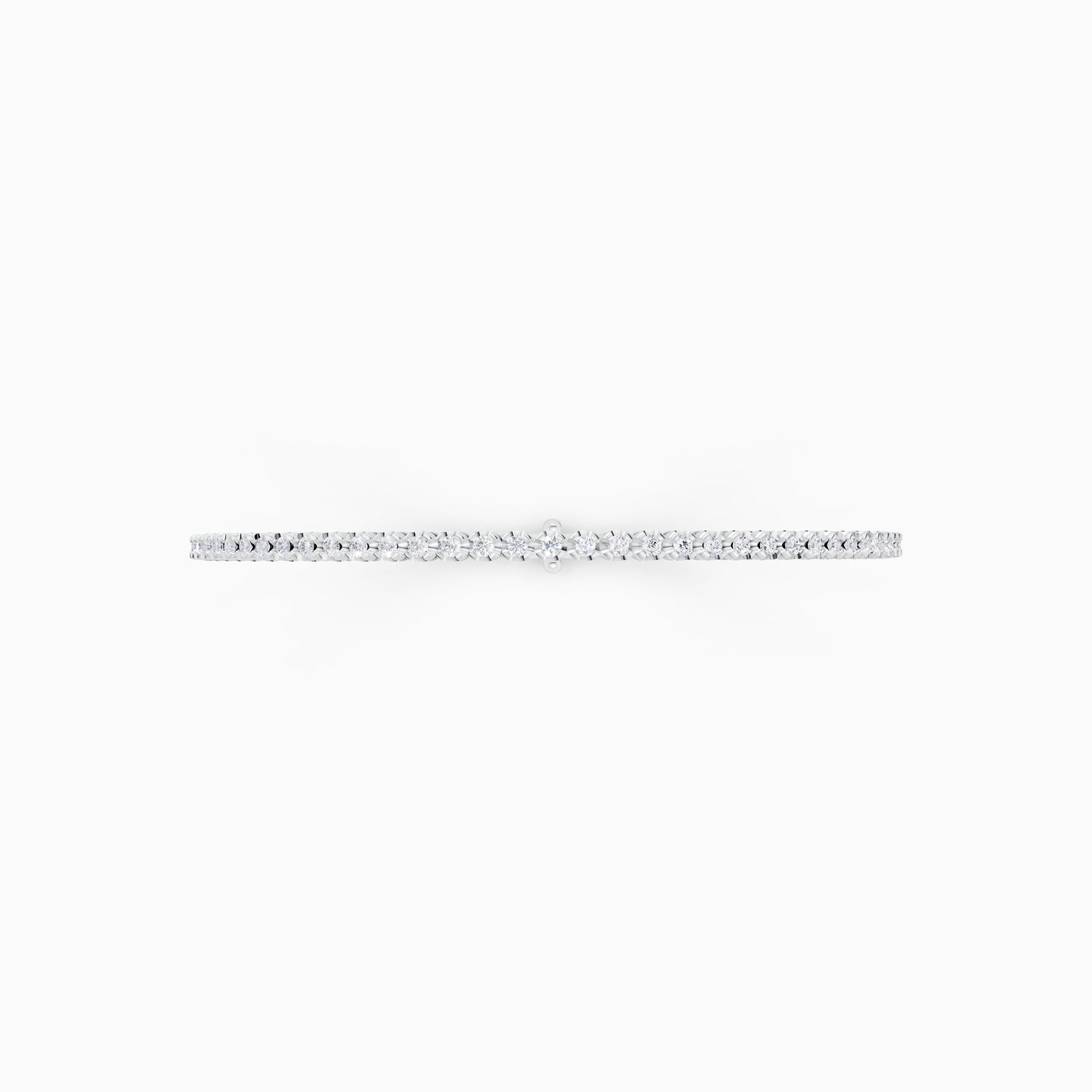 The Flower-Setting Round Eternity Bracelet