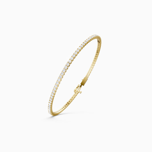 The Elite Round-Stone Tennis Bracelet