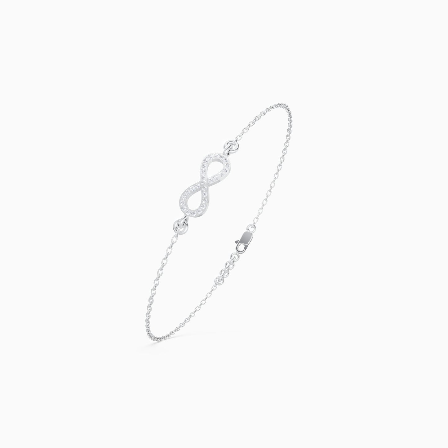 The Delicate Endless Loop Diamond Link