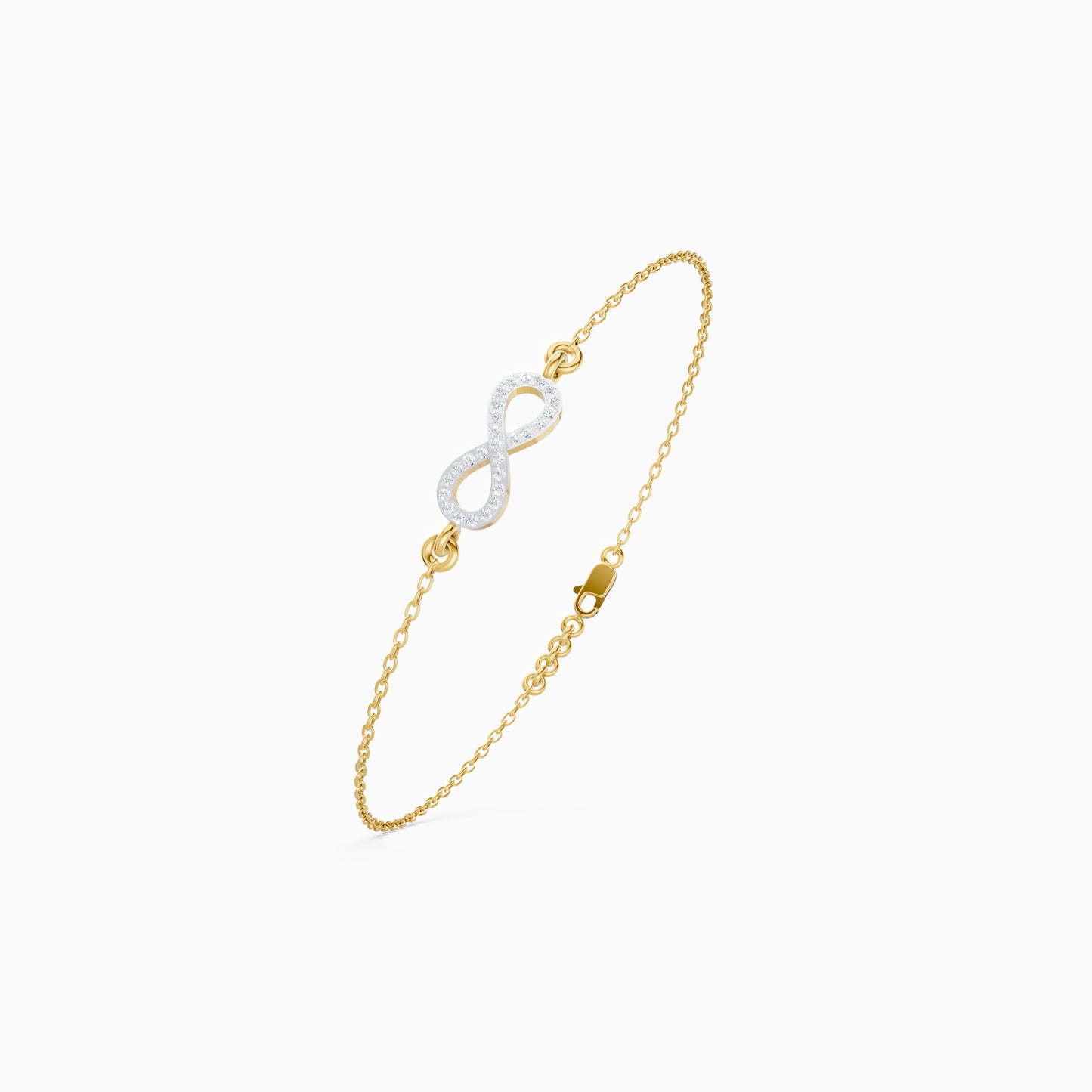The Delicate Endless Loop Diamond Link