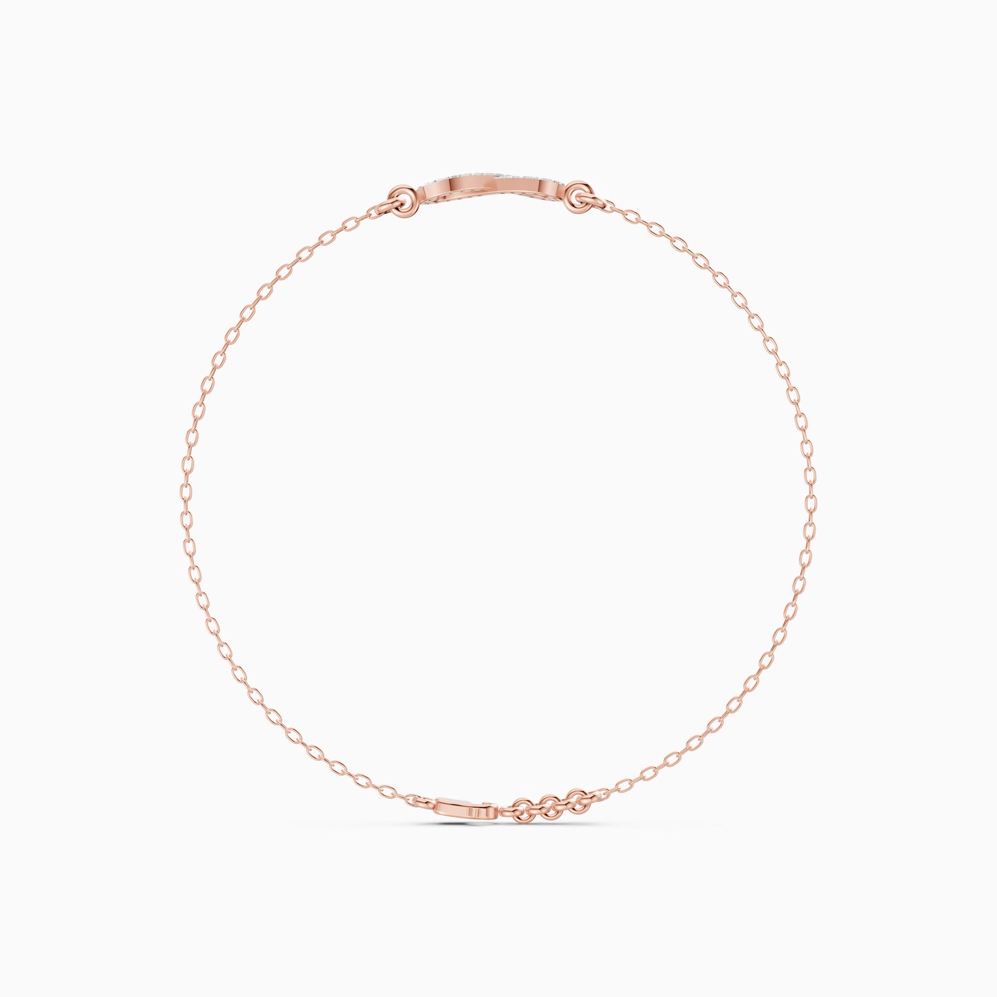 The Delicate Endless Loop Diamond Link