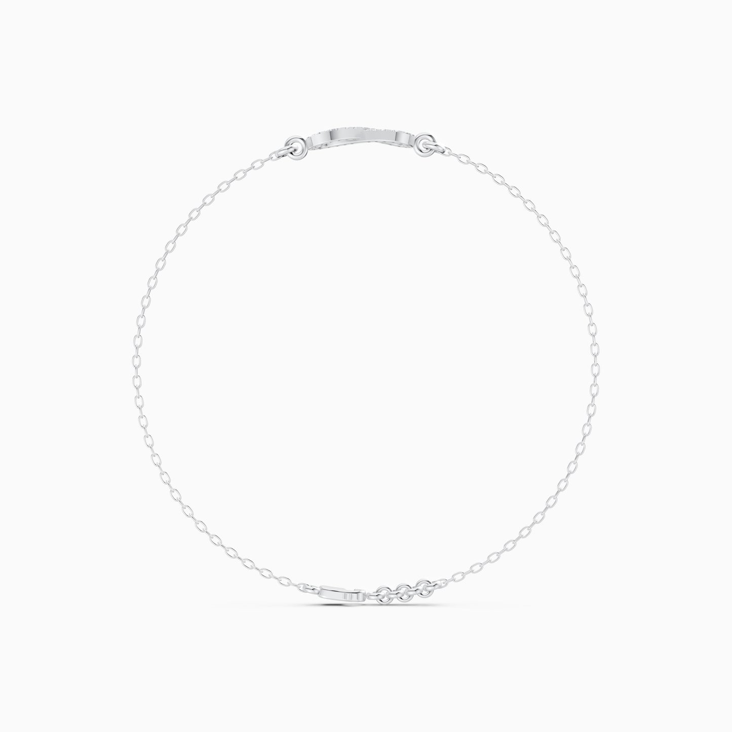 The Delicate Endless Loop Diamond Link