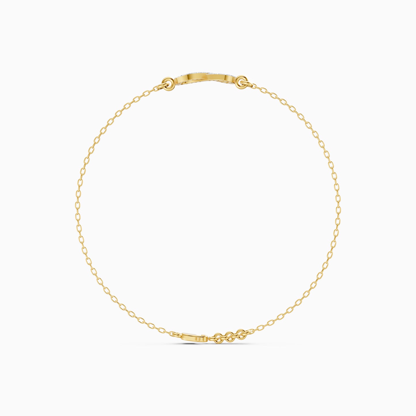 The Delicate Endless Loop Diamond Link