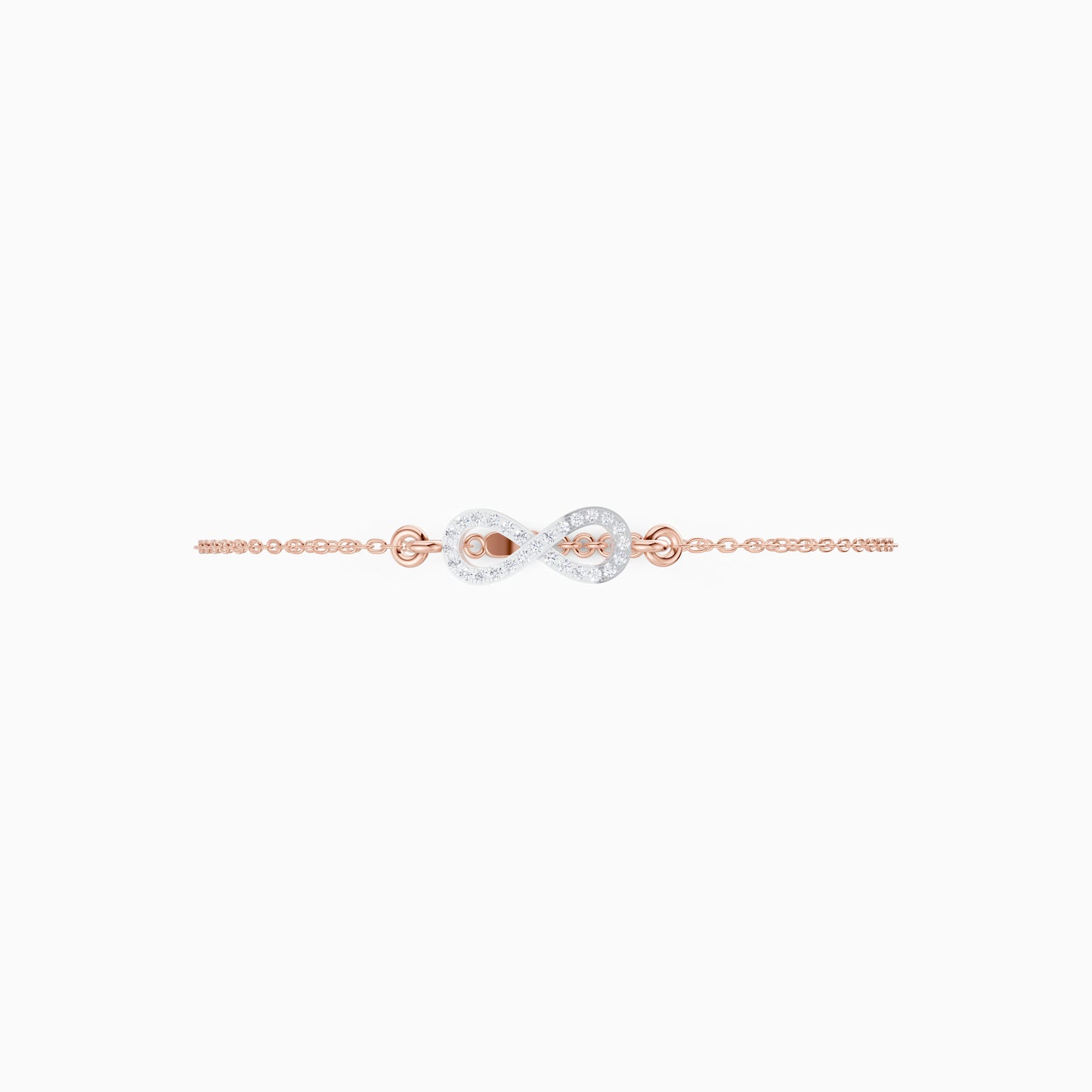 The Delicate Endless Loop Diamond Link