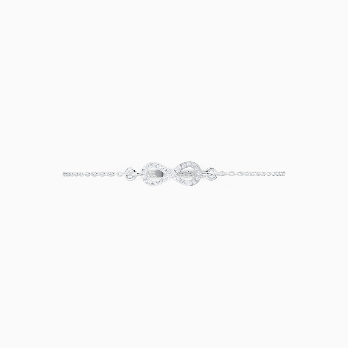 The Delicate Endless Loop Diamond Link