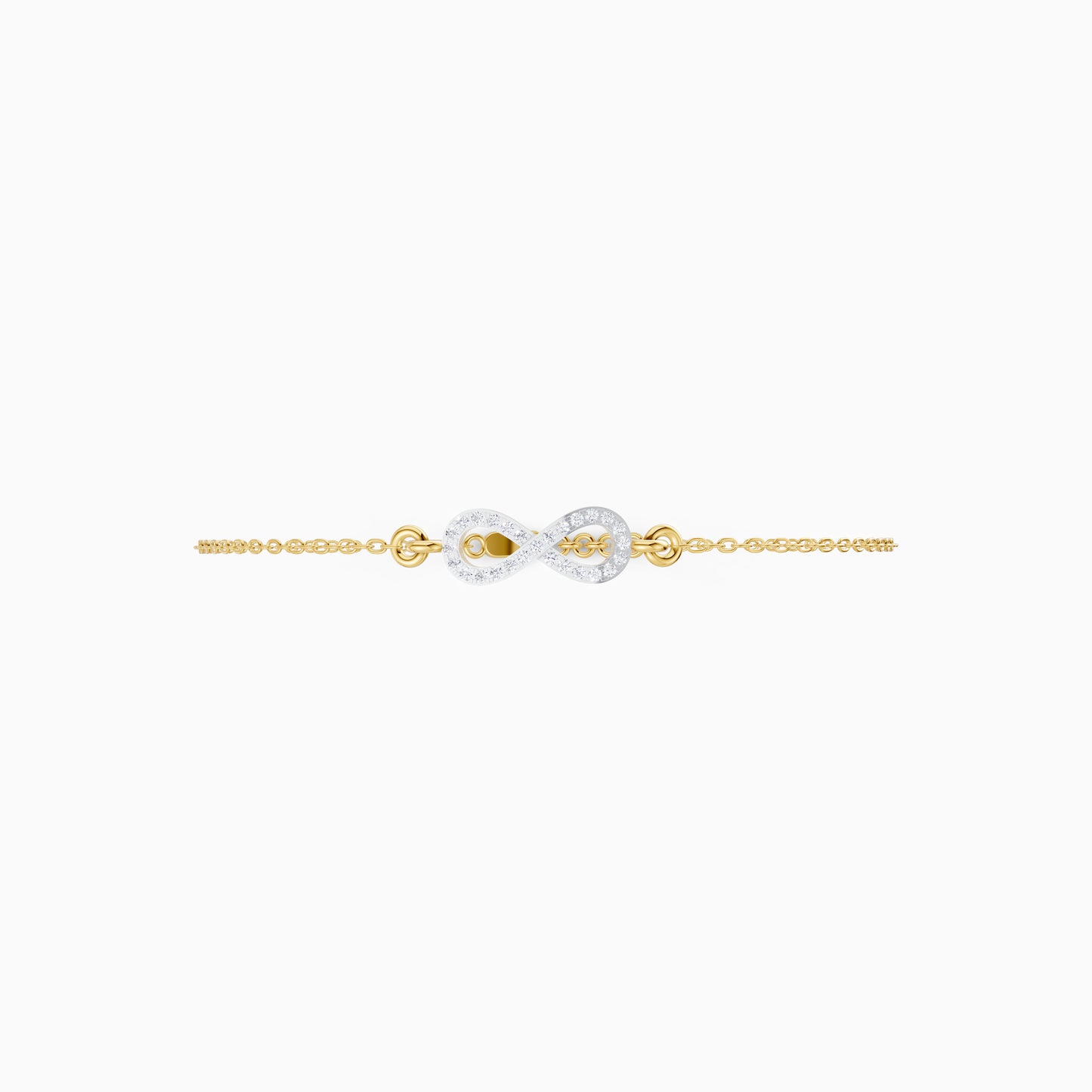 The Delicate Endless Loop Diamond Link