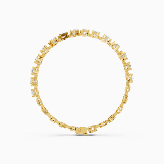 The Pear Oval & Round Combo Bracelet