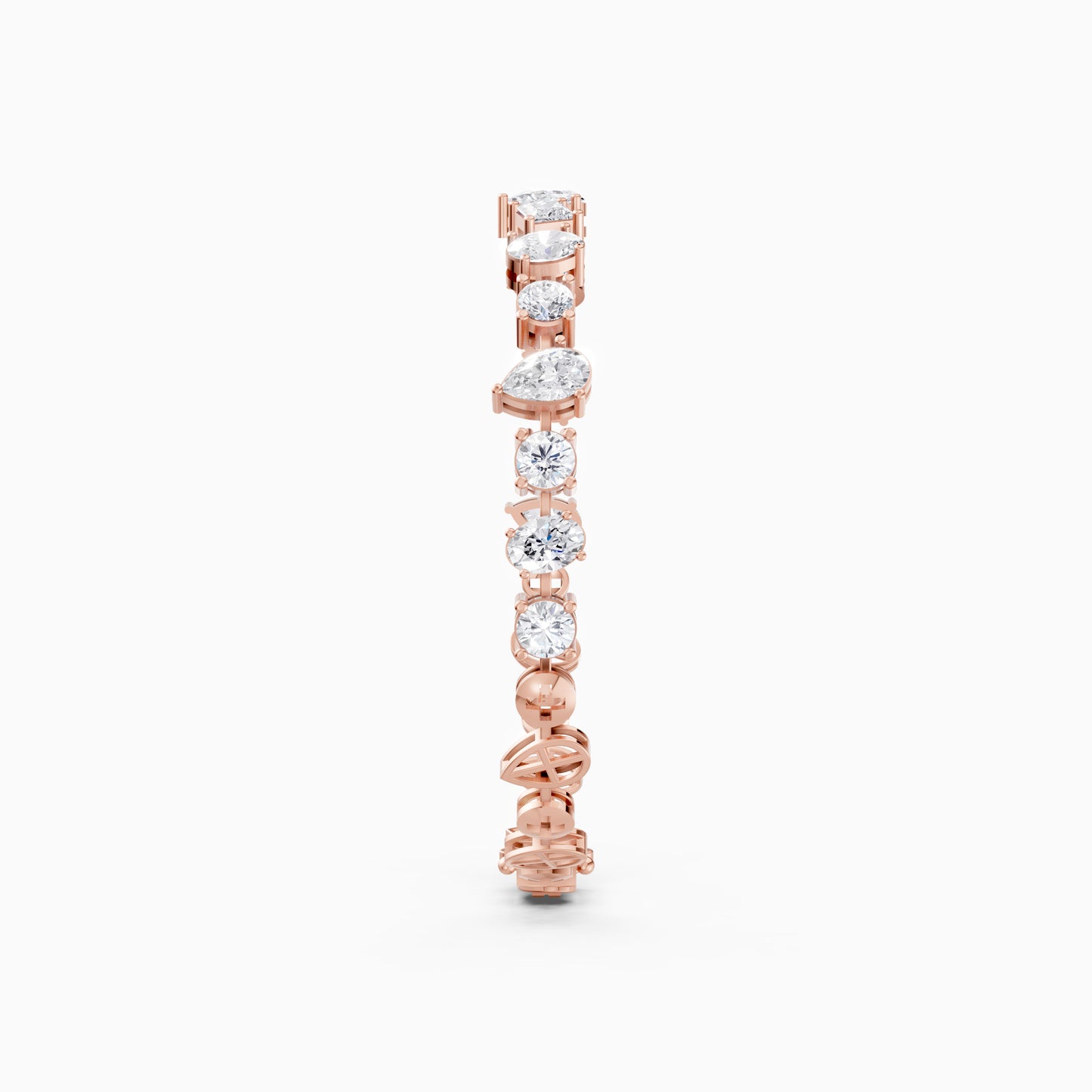The Pear Oval & Round Combo Bracelet