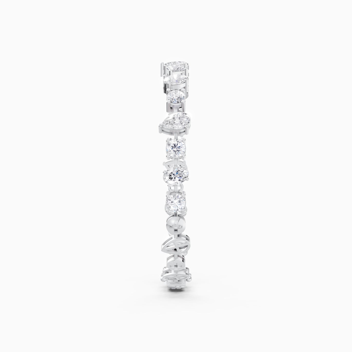 The Pear Oval & Round Combo Bracelet