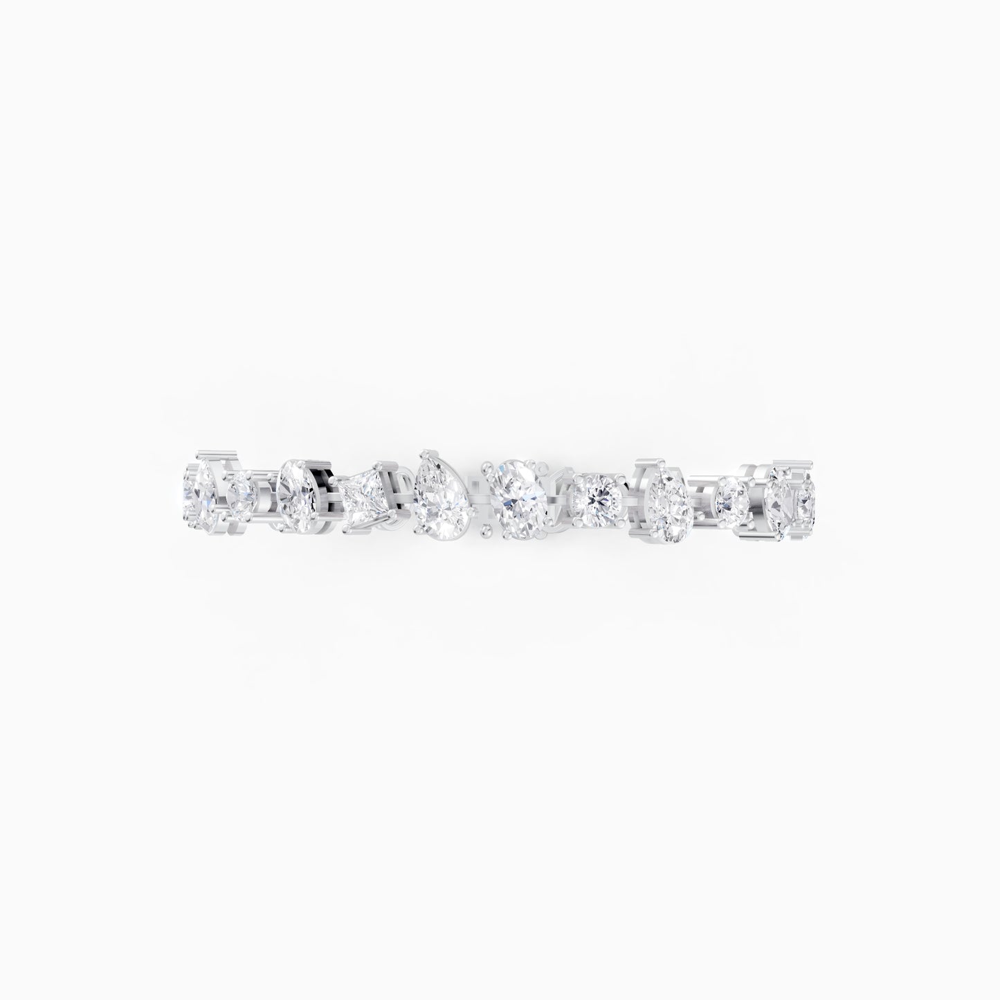 The Pear Oval & Round Combo Bracelet