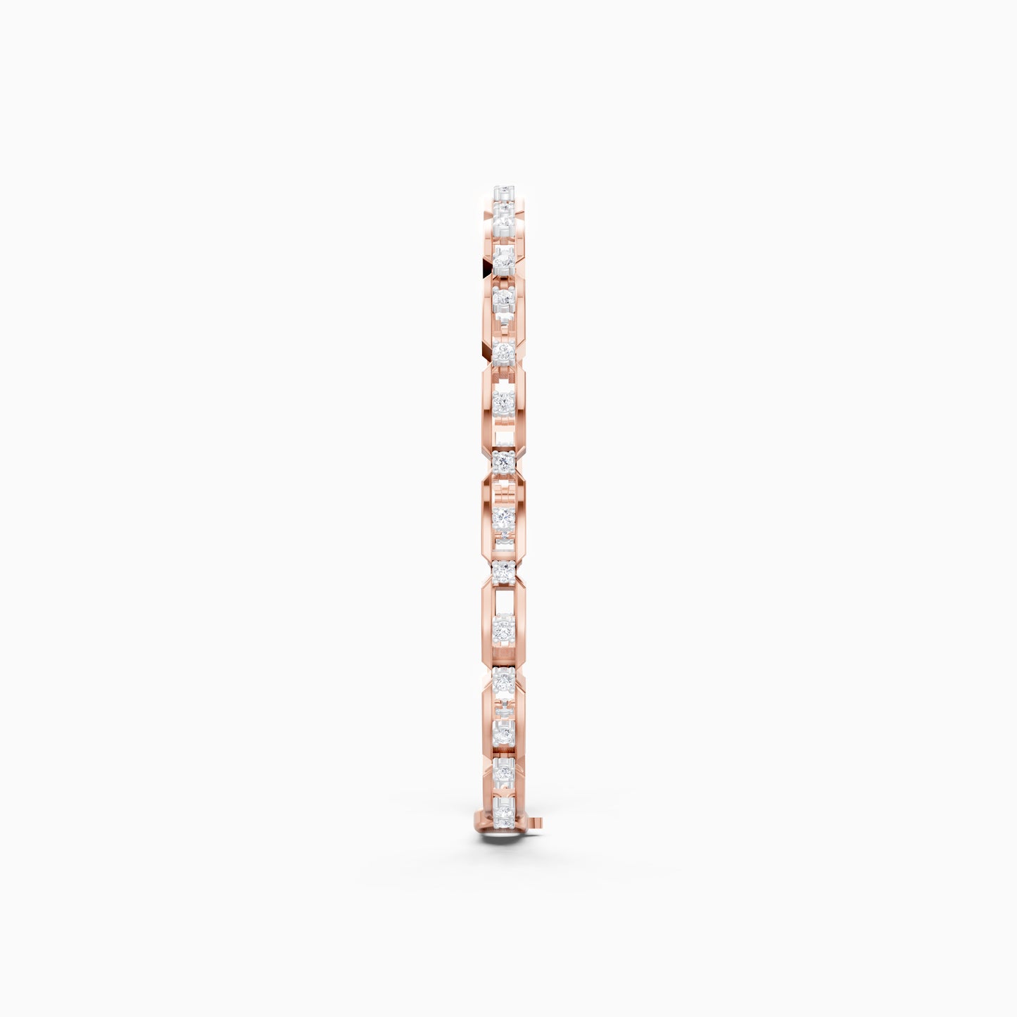 The Sleek Round-Stone Bar Tennis Bracelet