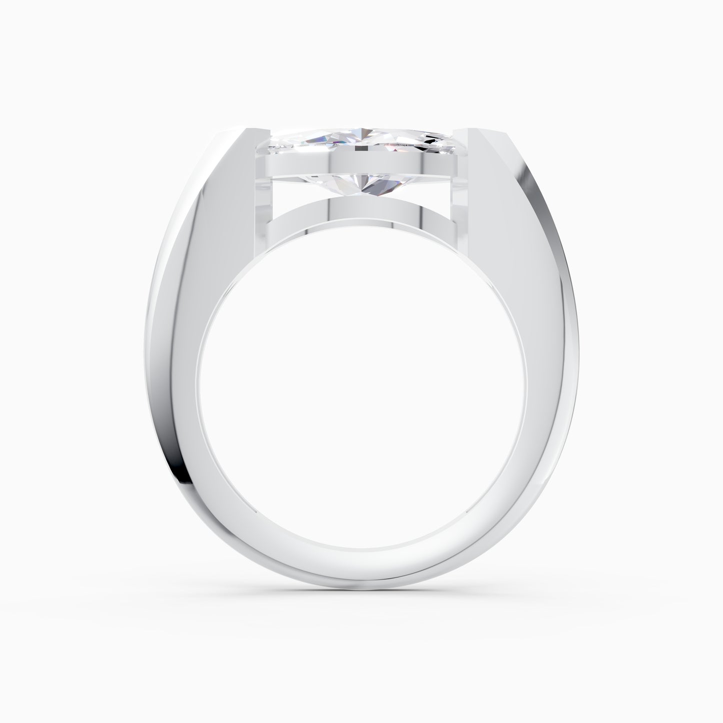 Sleek Marquise Flush Ring