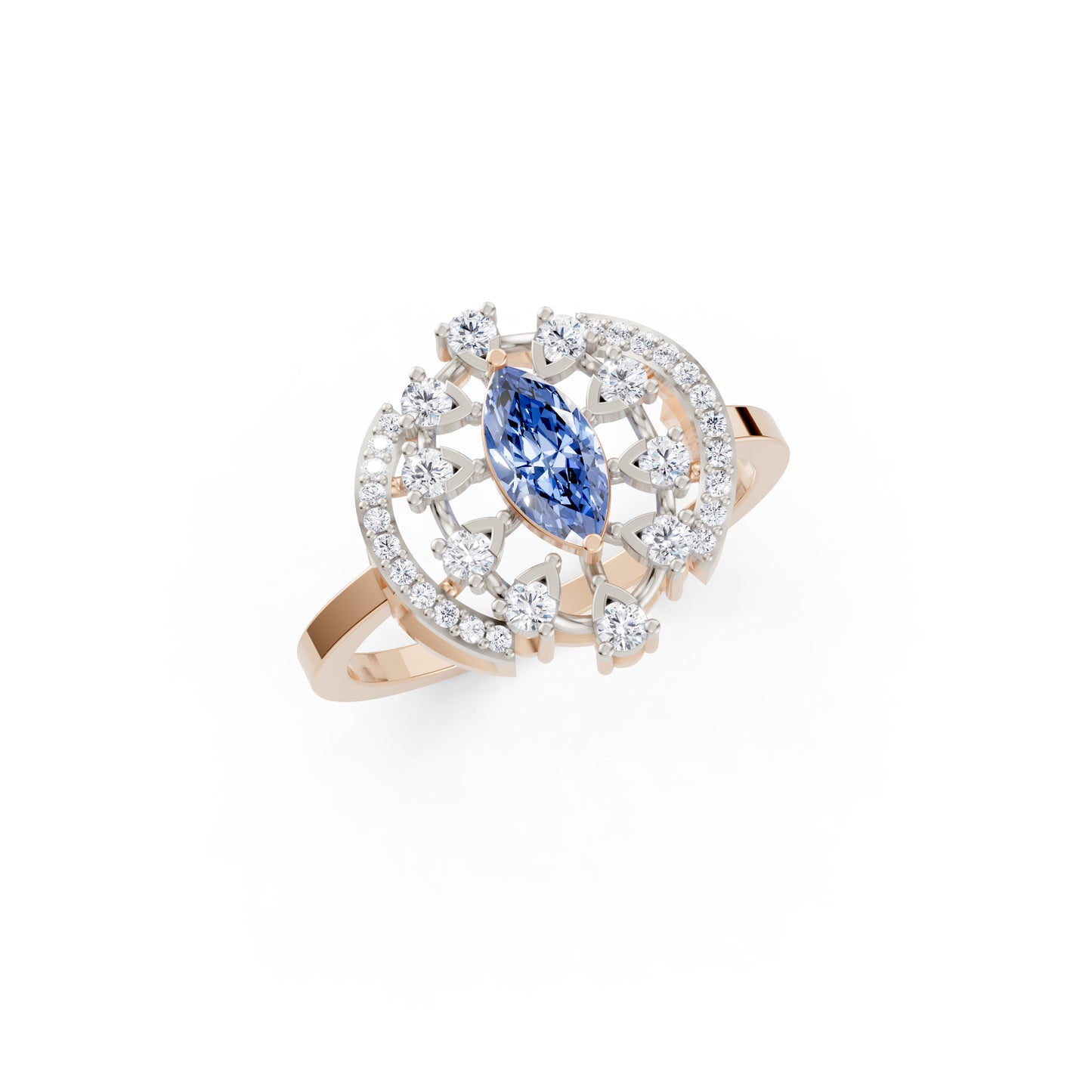 Luminous Marquise Elegance Ring