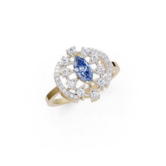 Luminous Marquise Elegance Ring