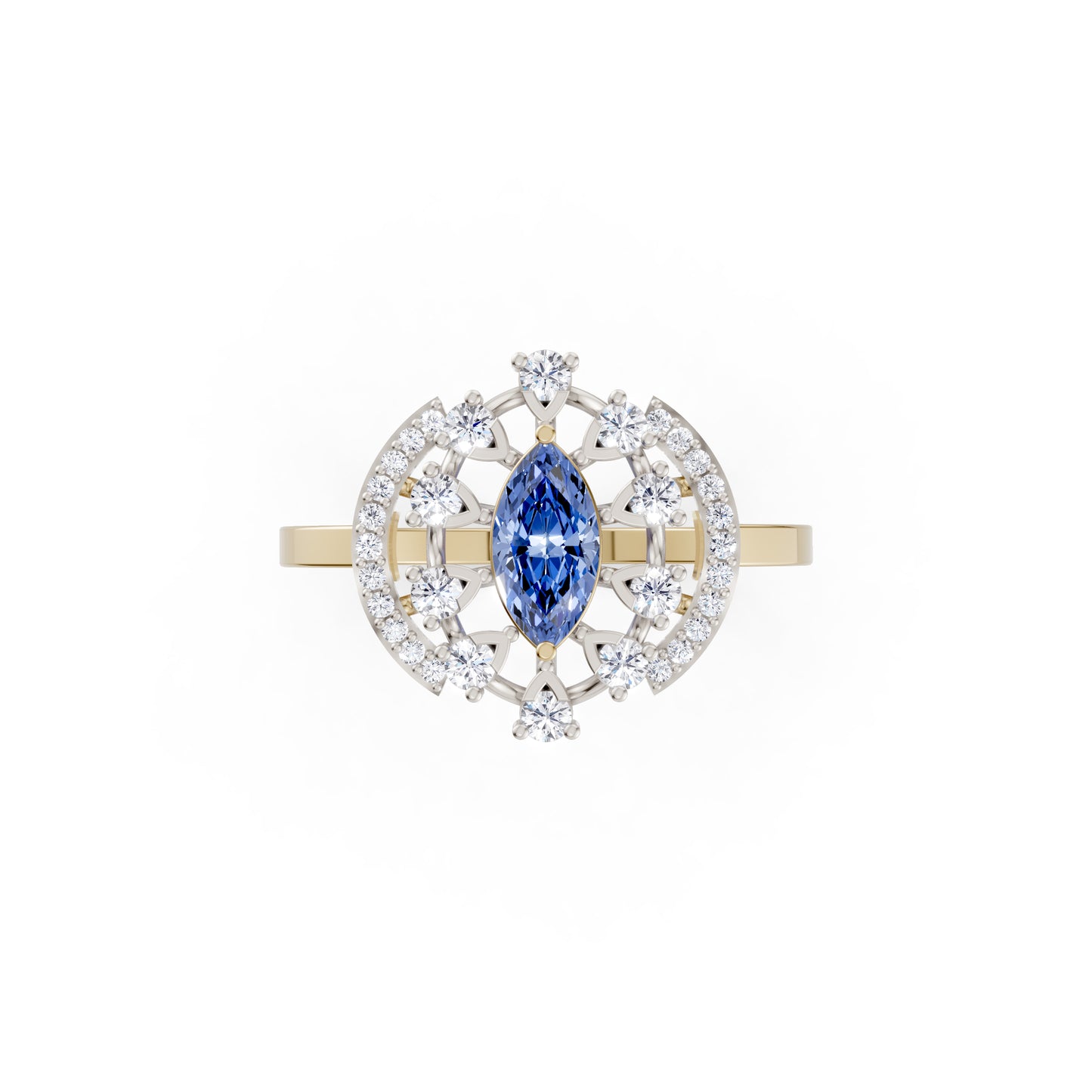 Luminous Marquise Elegance Ring