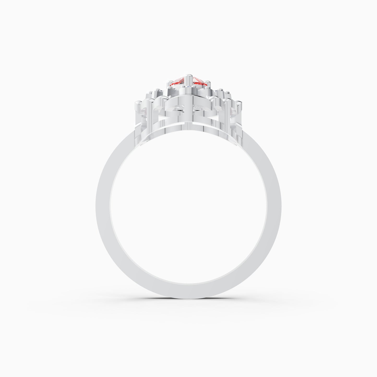 Classic Teardrop Flora Ring