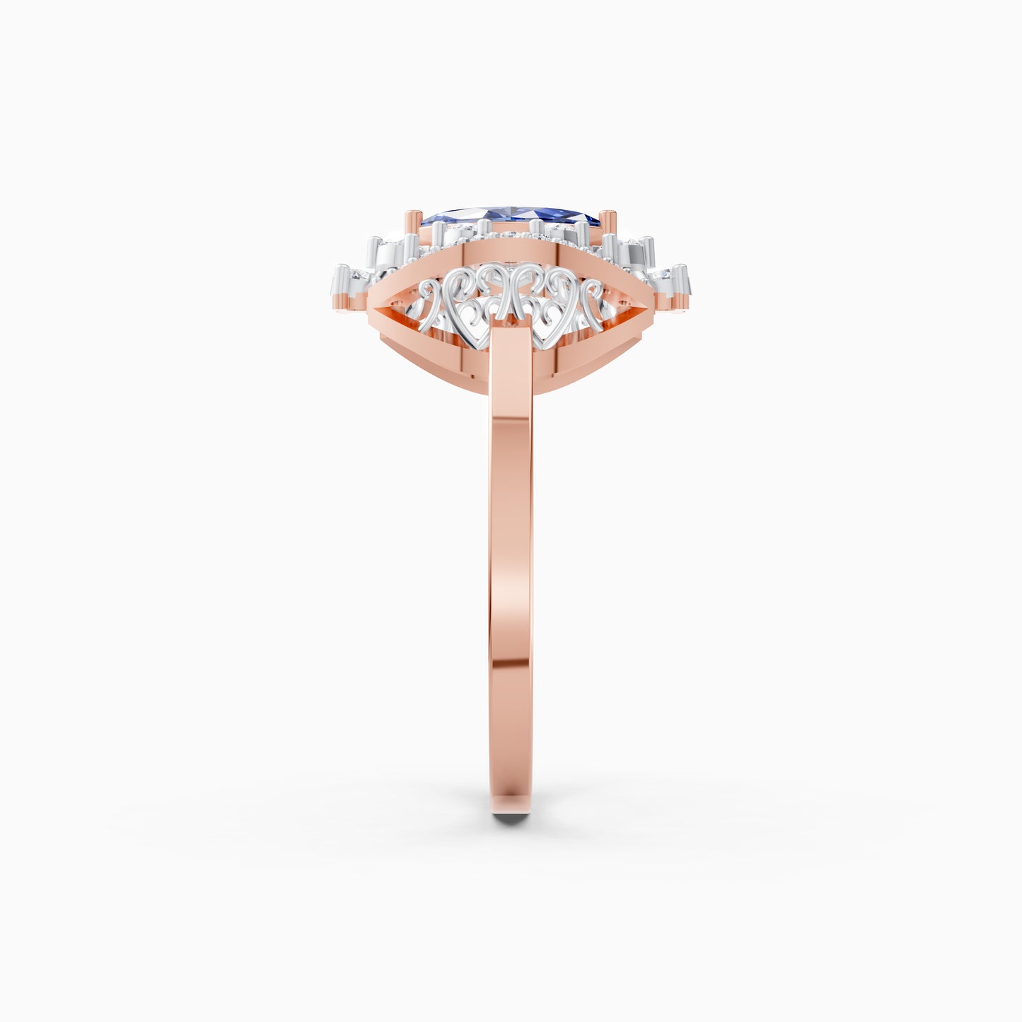 The Sapphire-Hued Marquise Archway