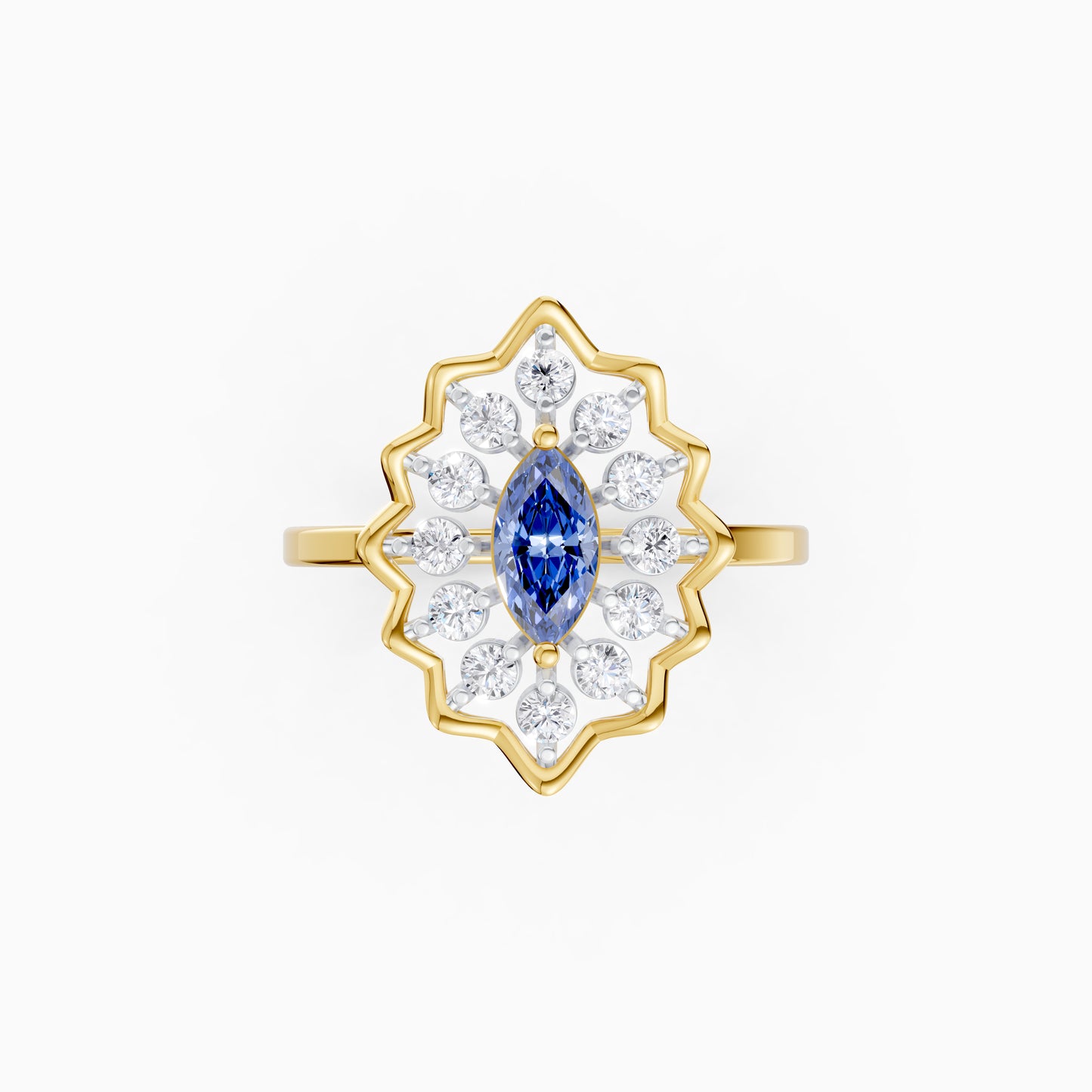 The Starburst Marquise Cluste