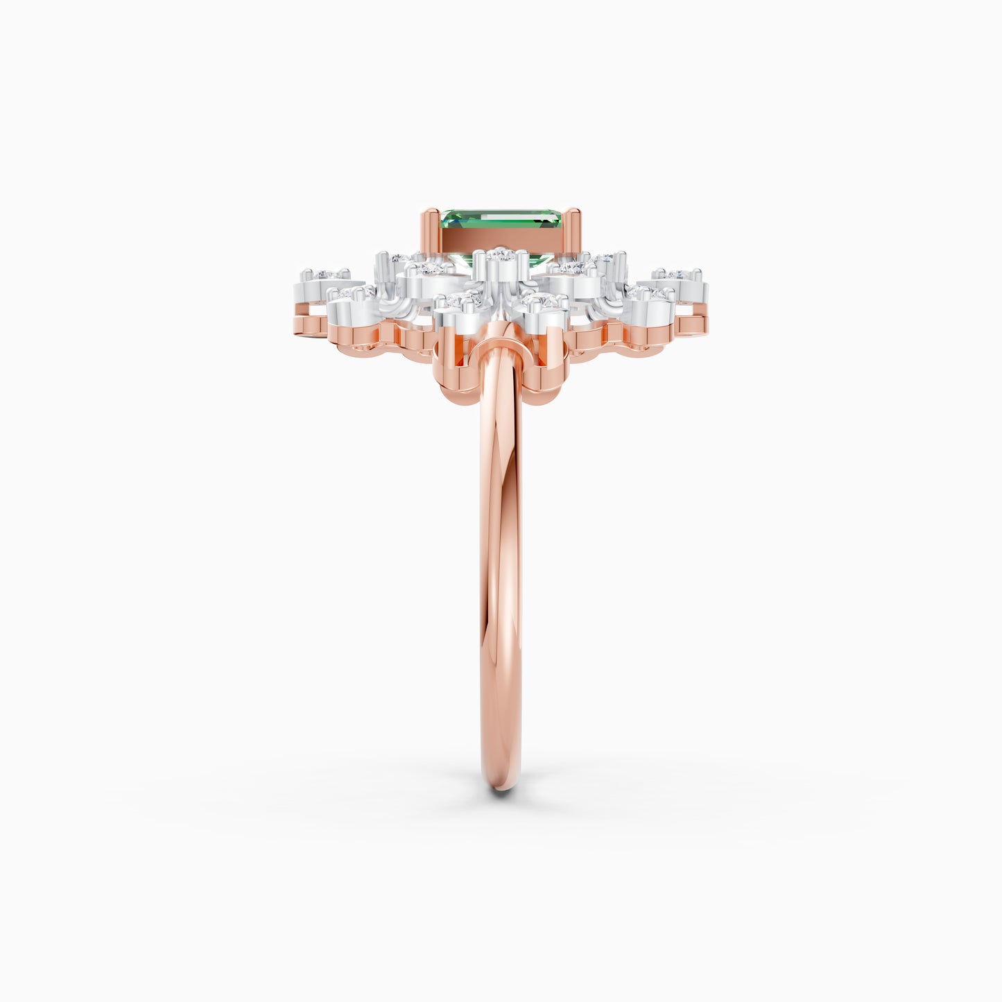 The Round & Emerald-Cut Lattice