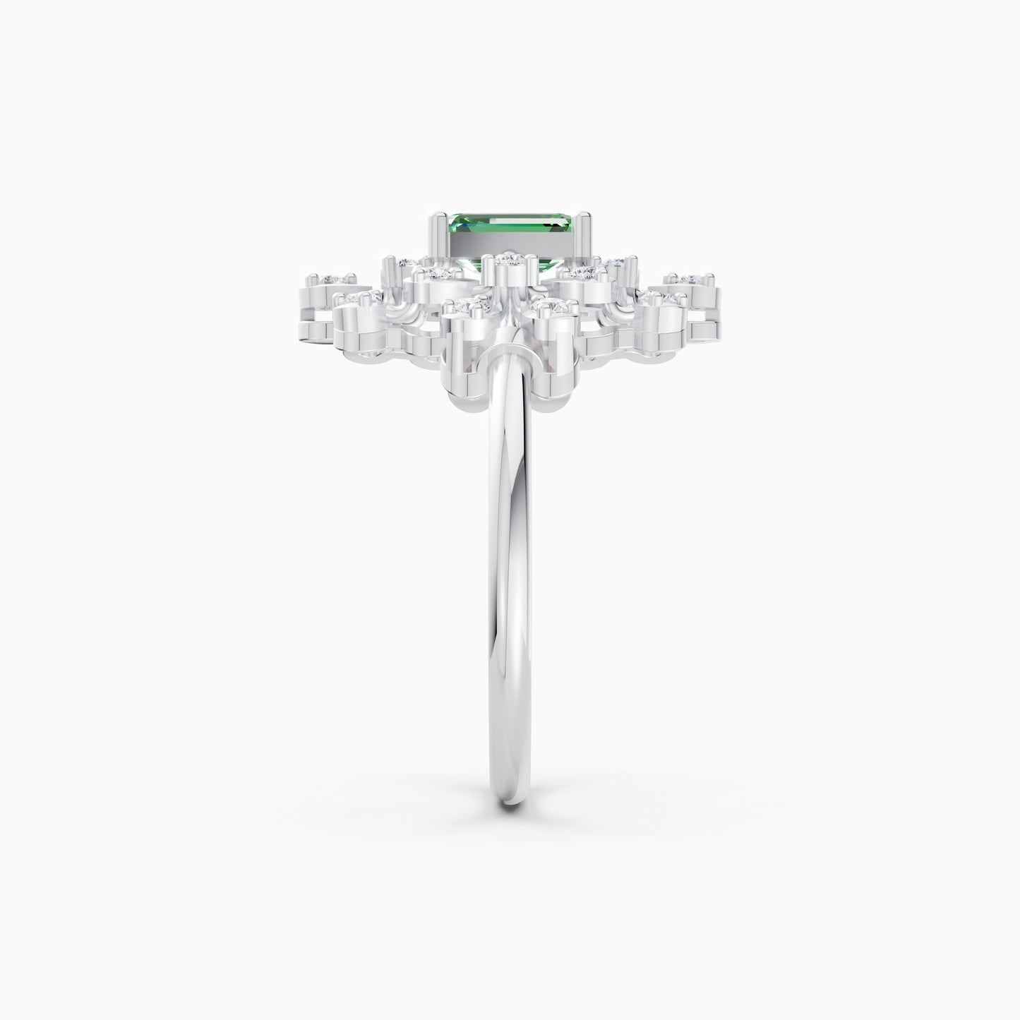 The Round & Emerald-Cut Lattice