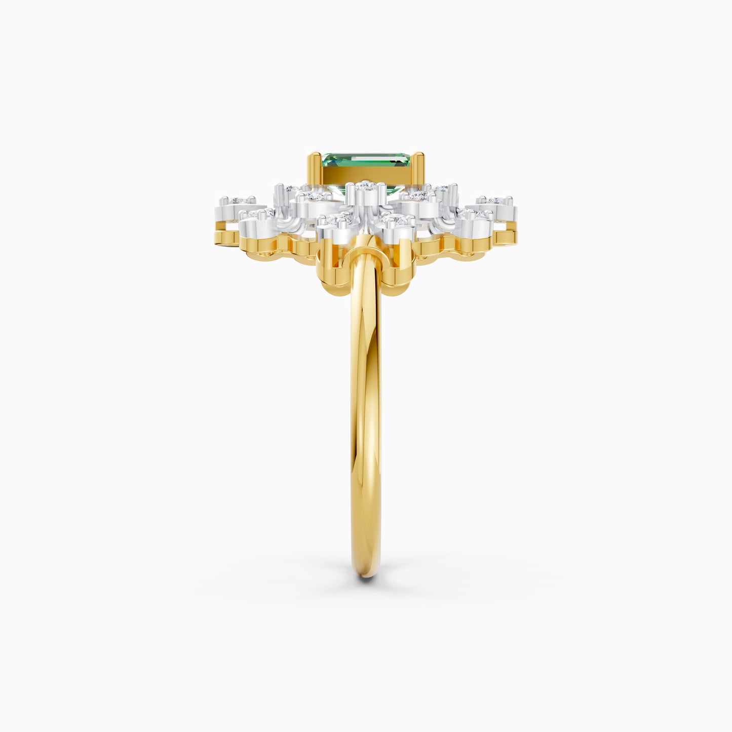 The Round & Emerald-Cut Lattice
