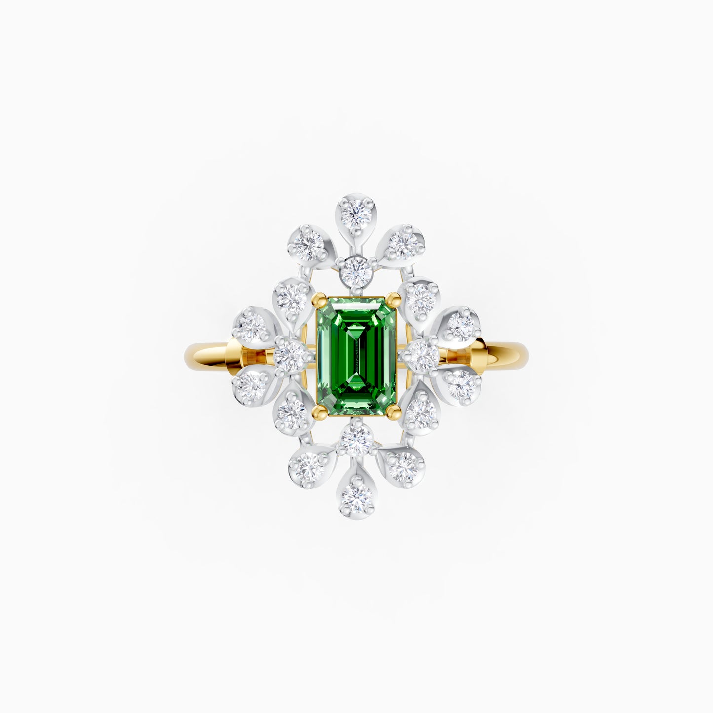 The Round & Emerald-Cut Lattice