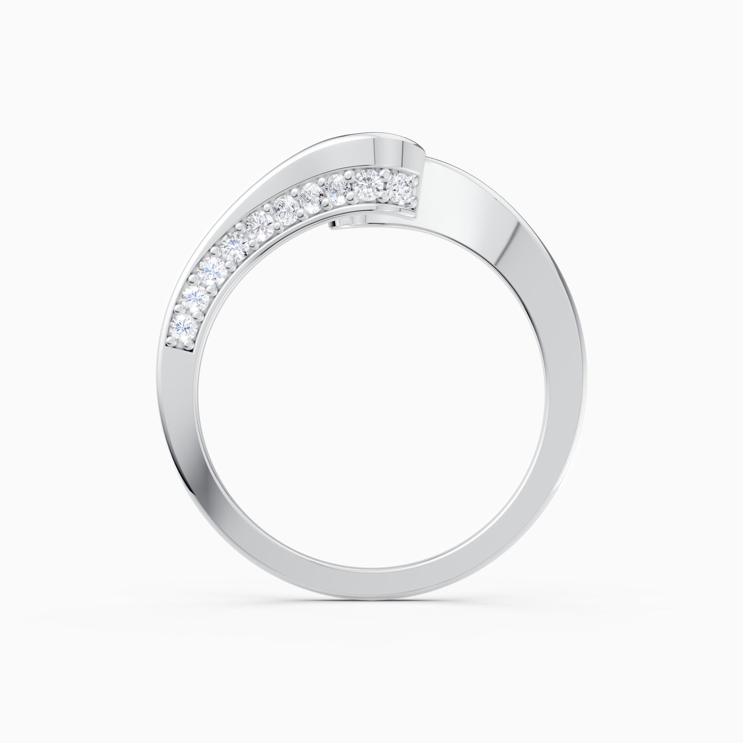 Serene Oval Helix Band