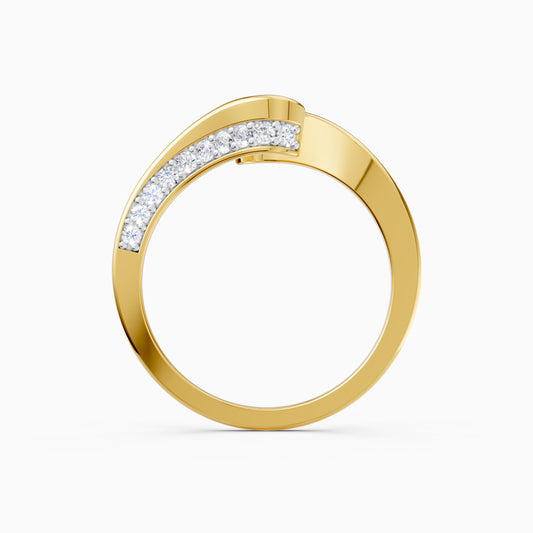 Serene Oval Helix Band