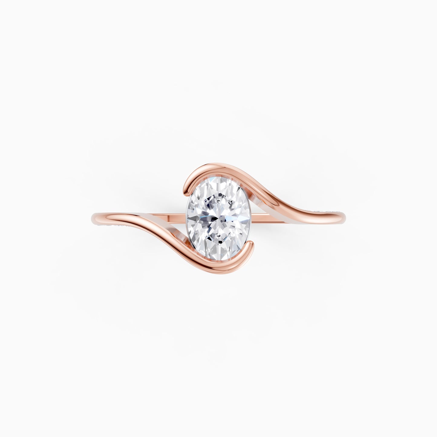 Serene Oval Helix Band