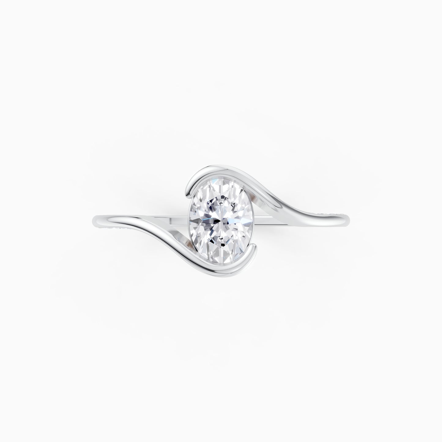 Serene Oval Helix Band