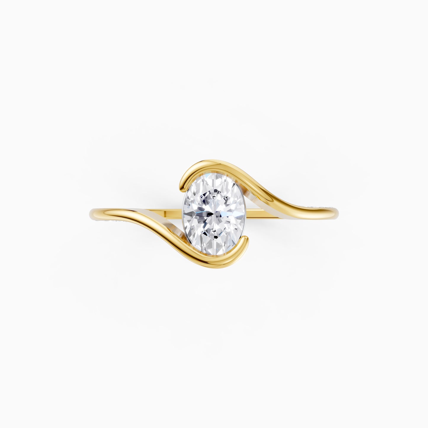 Serene Oval Helix Band