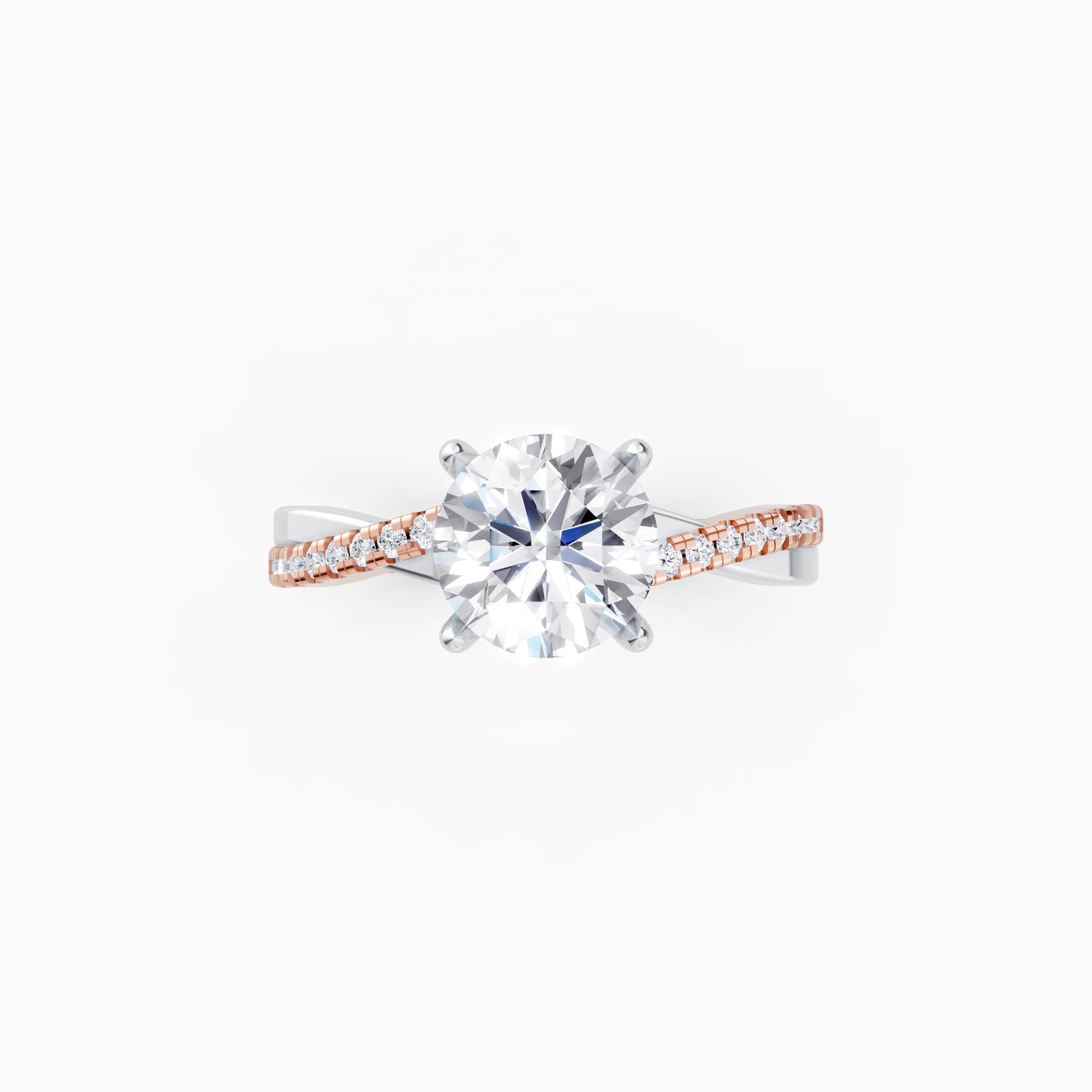 The Entwined Solitaire Ring