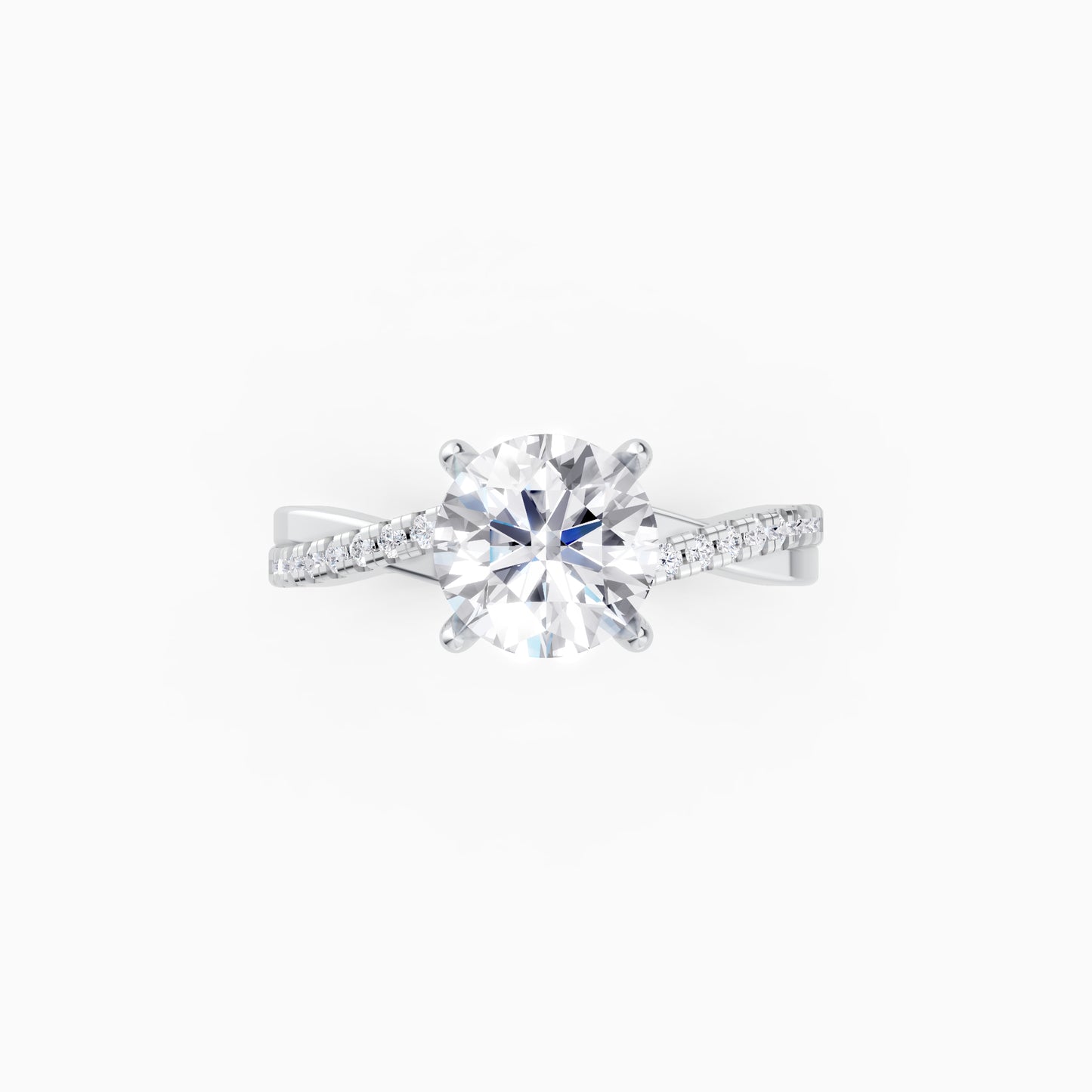 The Entwined Solitaire Ring