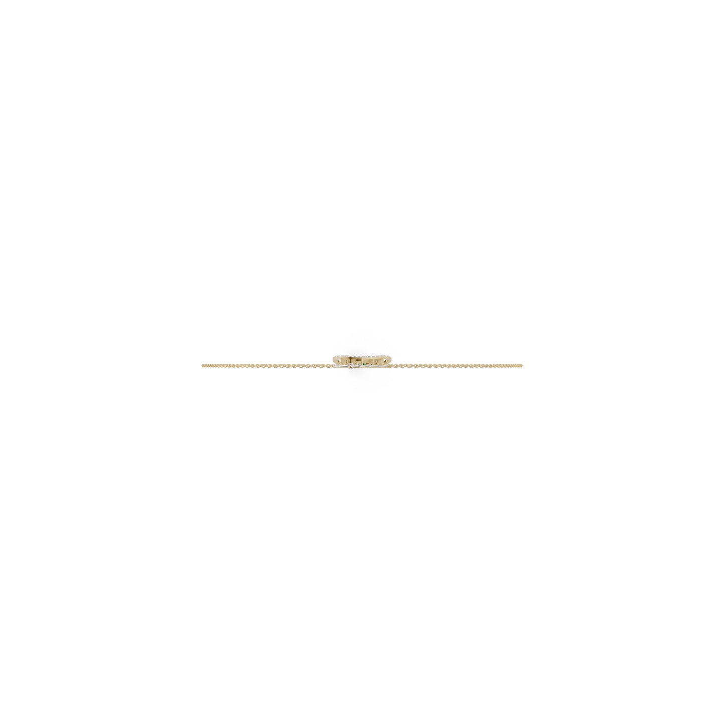 The Emerald-Cut Dual Drop & Round Chevron