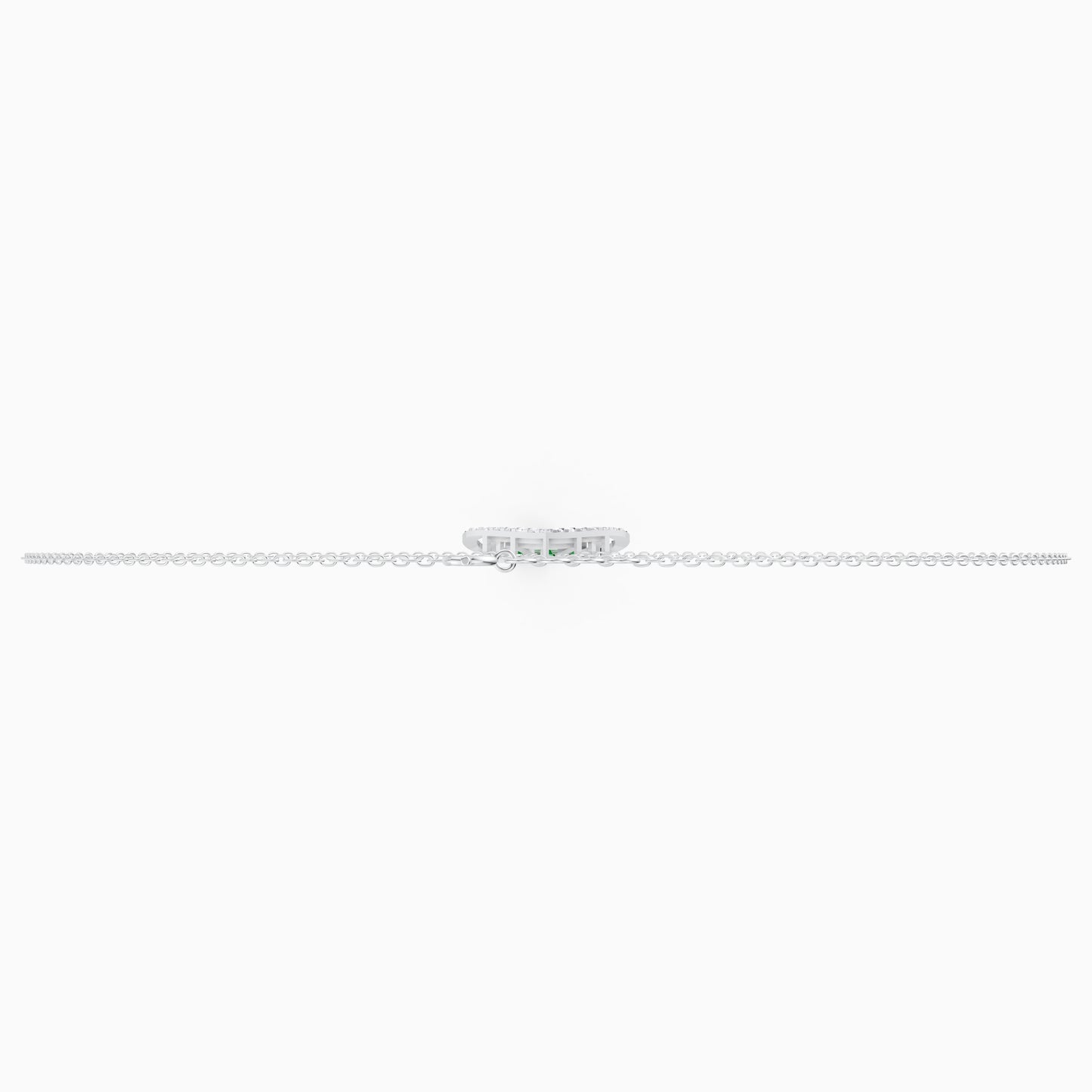 The Emerald-Cut Dual Drop & Round Chevron