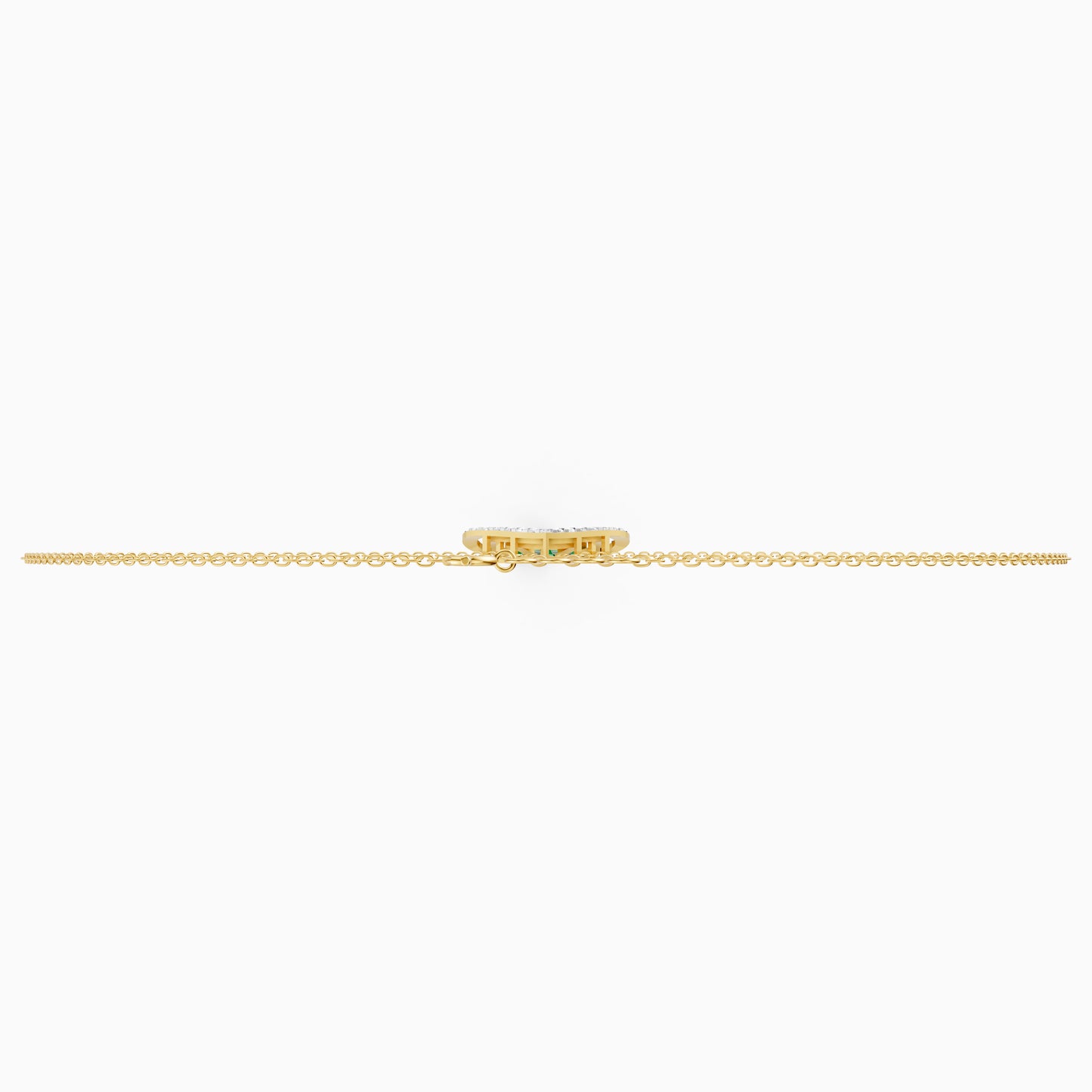 The Emerald-Cut Dual Drop & Round Chevron