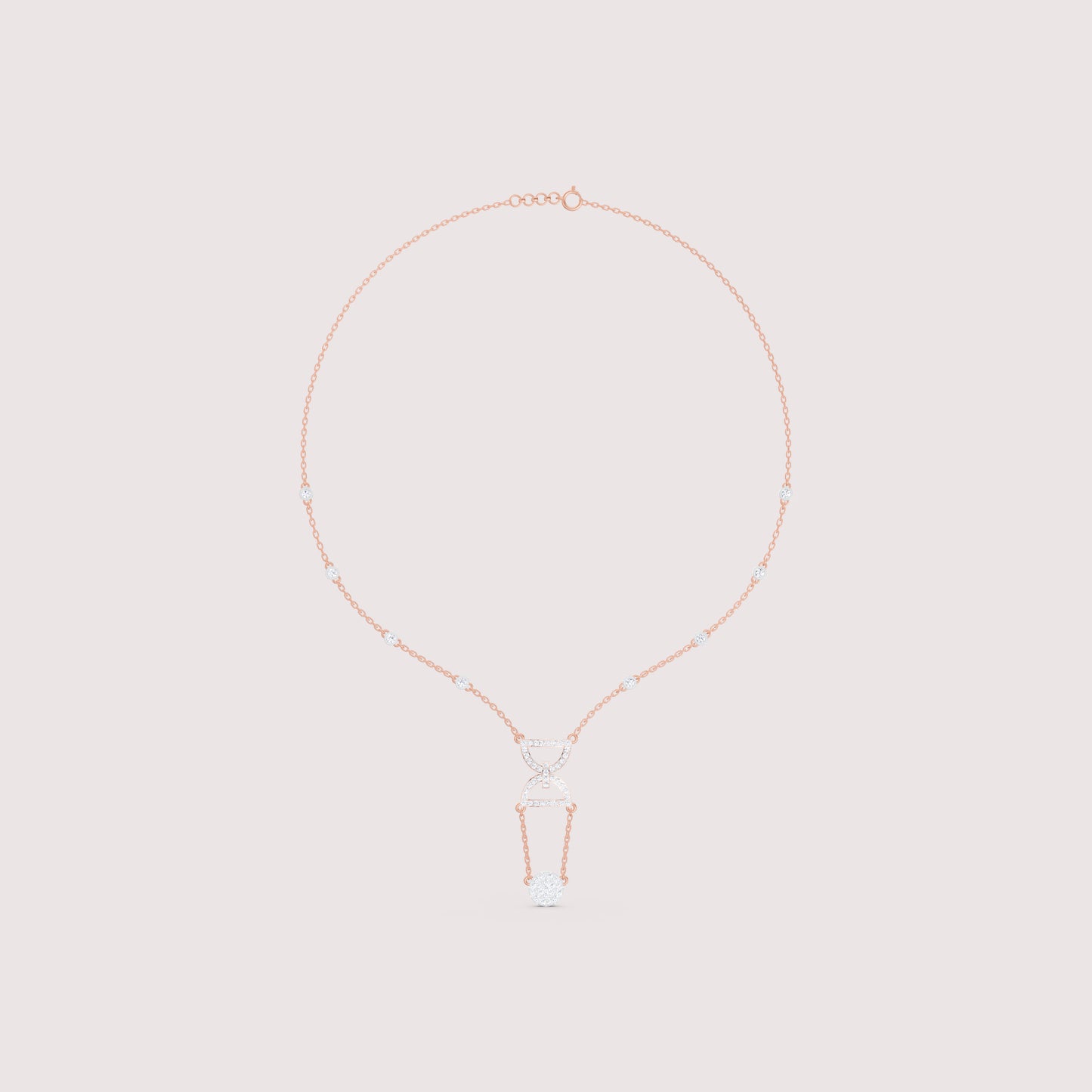 The Round-Cut Infinite Hourglass Drop