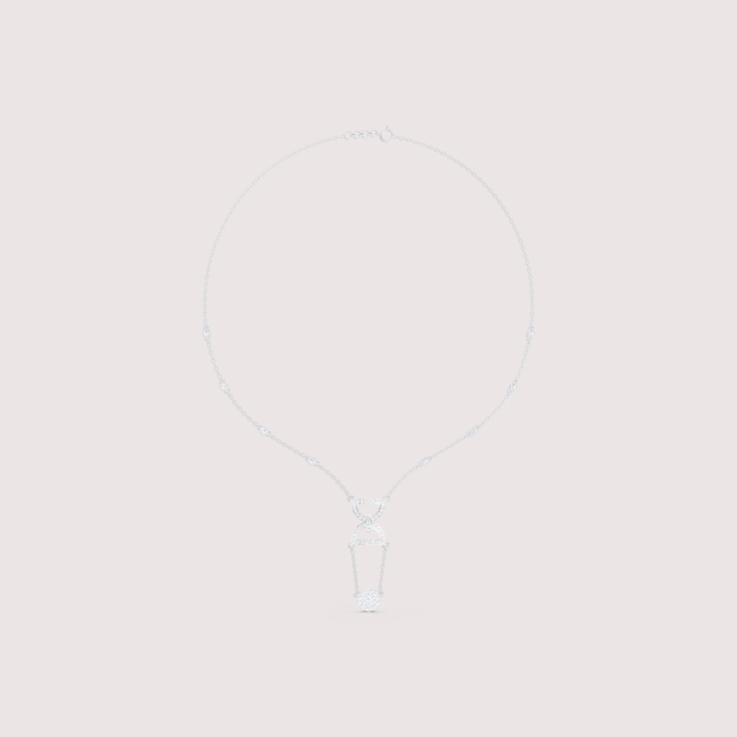 The Round-Cut Infinite Hourglass Drop