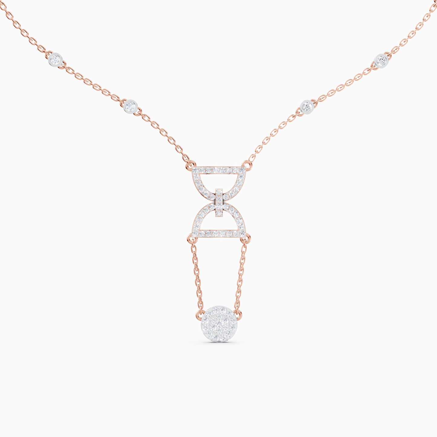 The Round-Cut Infinite Hourglass Drop