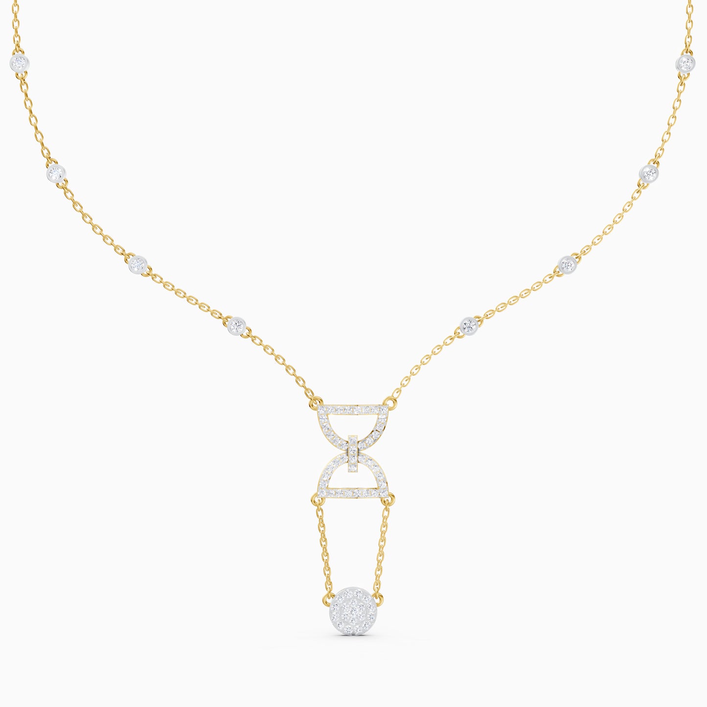 The Round-Cut Infinite Hourglass Drop