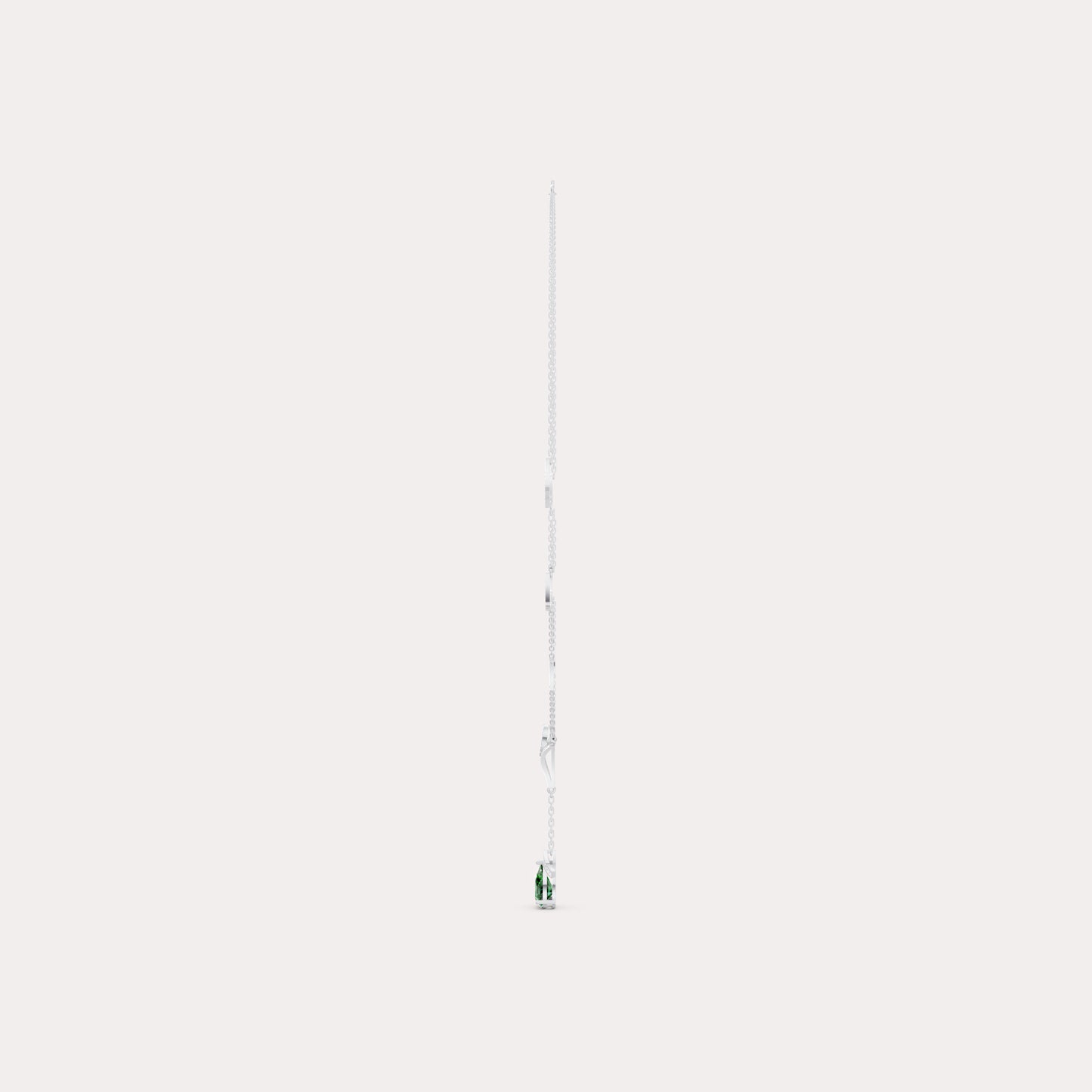Round-Cluster Station & Pear Solitaire Pendant