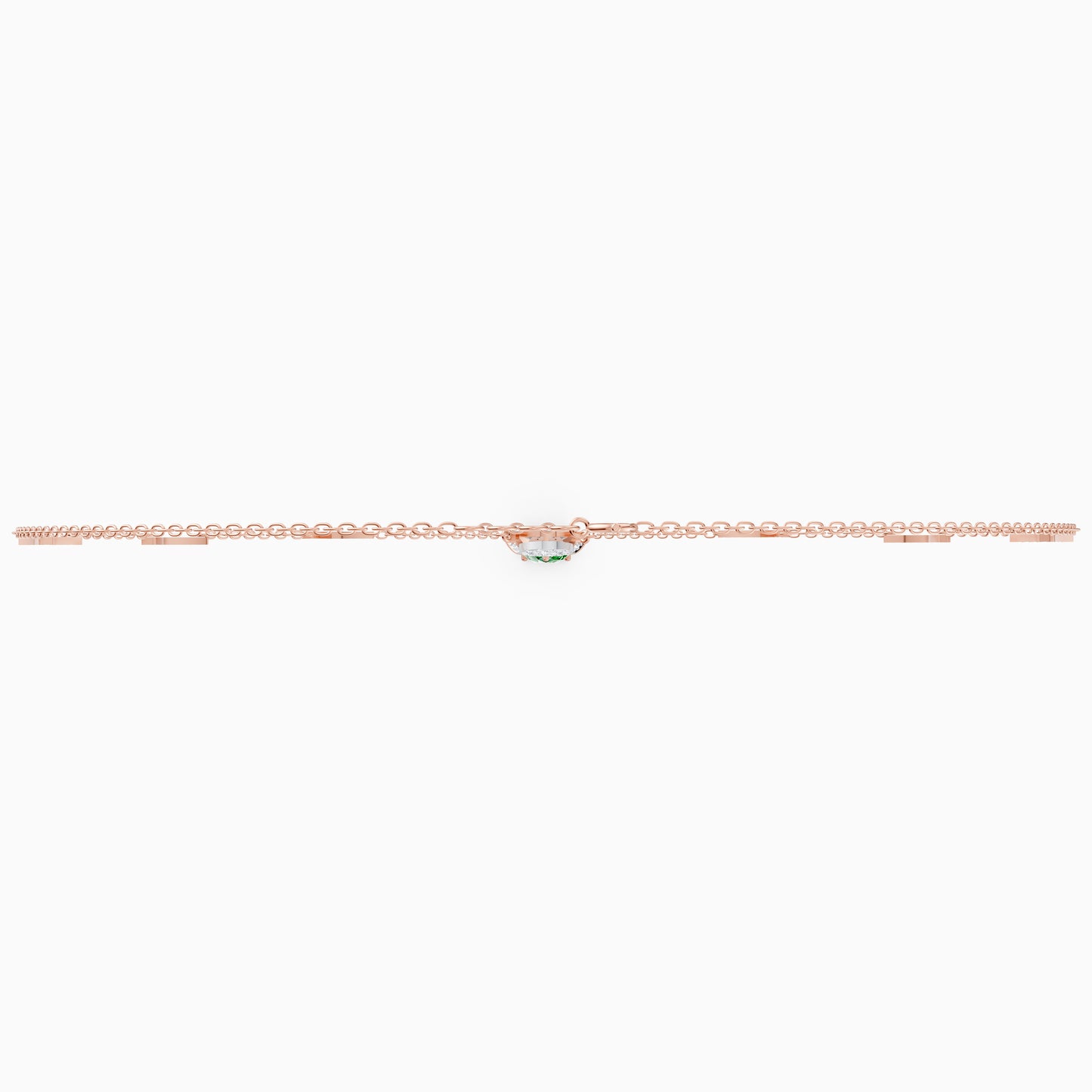 Round-Cluster Station & Pear Solitaire Pendant