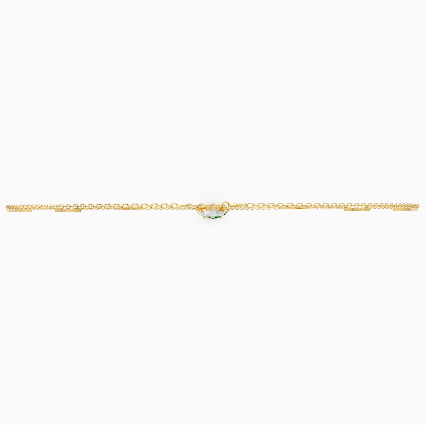 Round-Cluster Station & Pear Solitaire Pendant