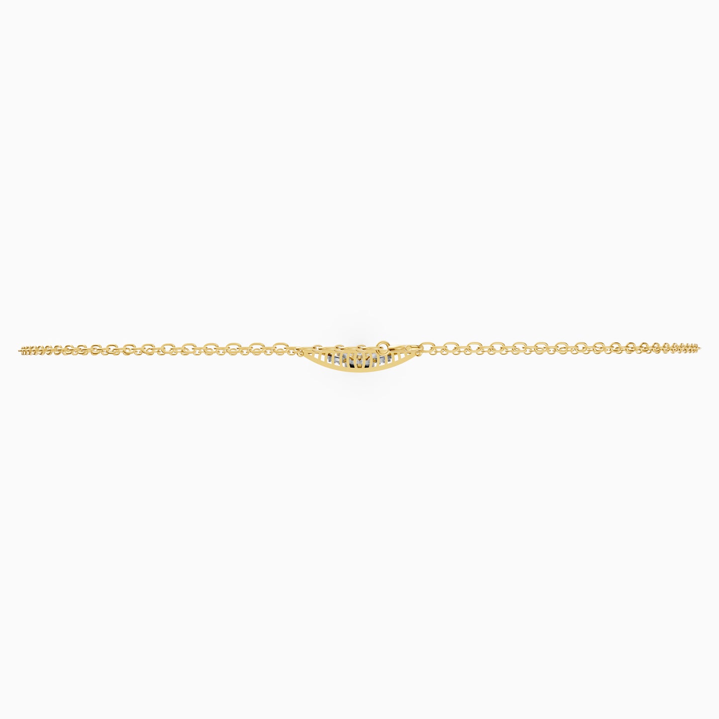 Round-Cluster Blossom & Tiered Pear-Cut Pendant
