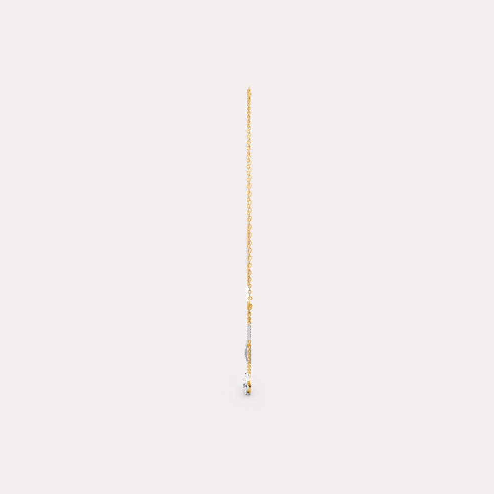 The Round-Cut Multi-Bar Station & Geometric Target Necklace