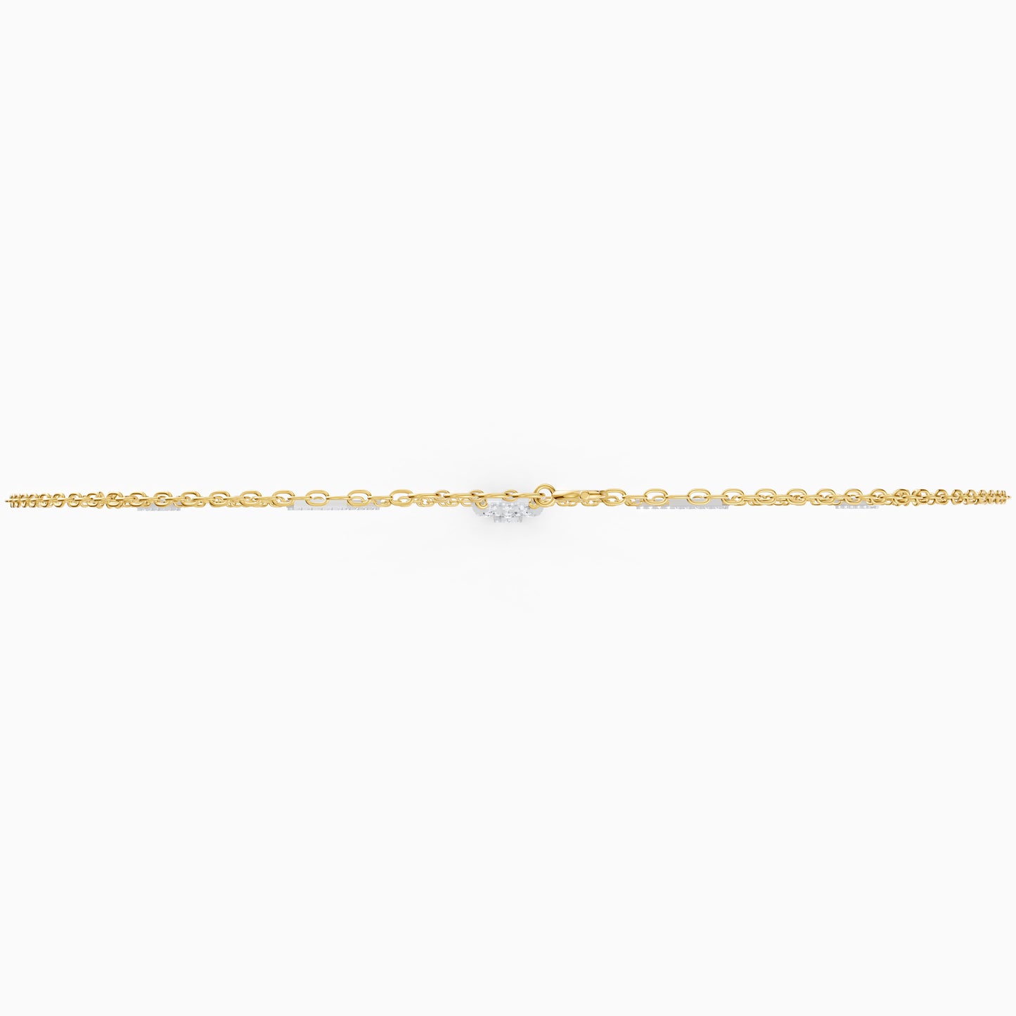 The Round-Cut Multi-Bar Station & Geometric Target Necklace